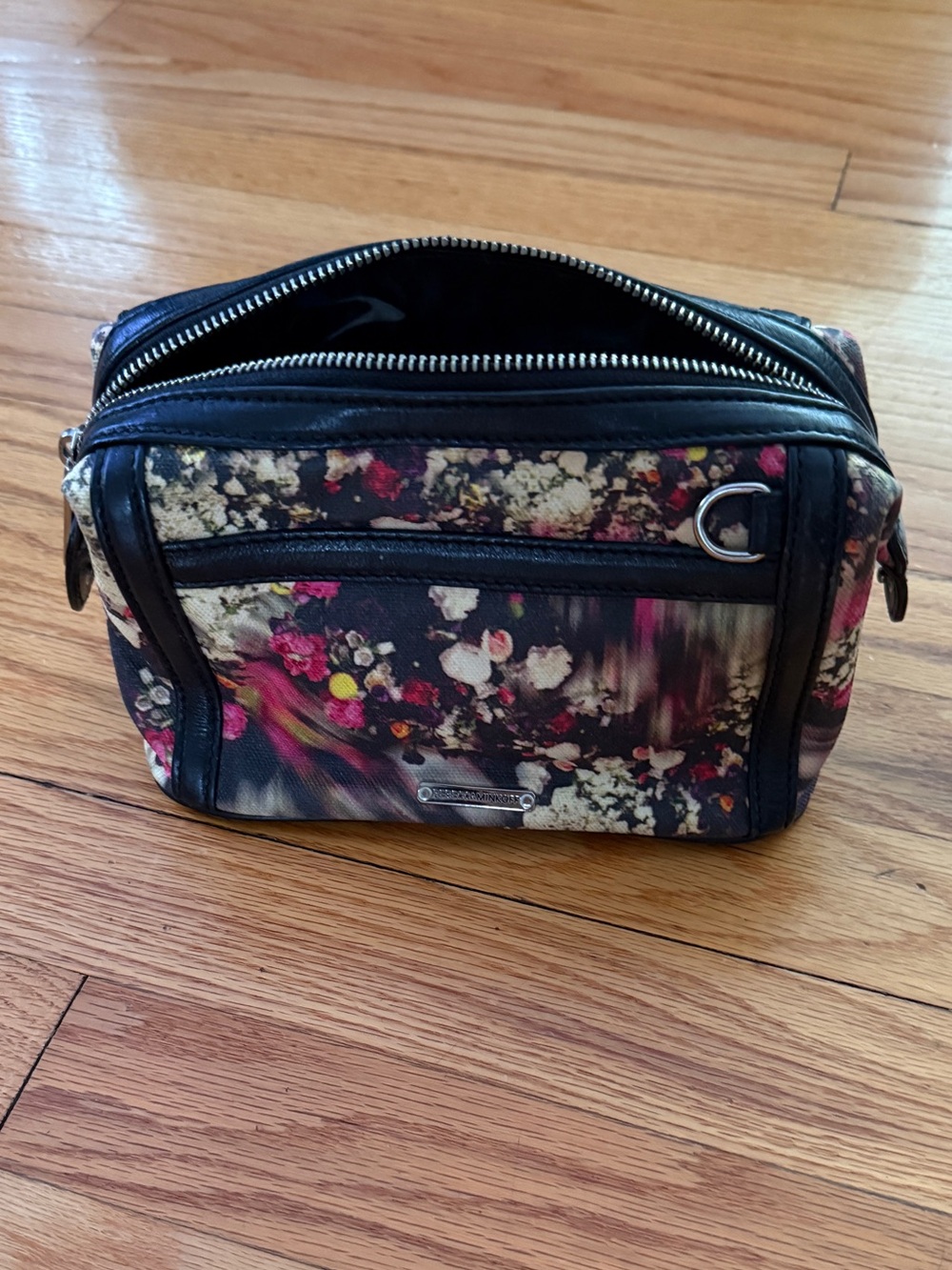 REBECCA MINKOFF print floral makeup bag